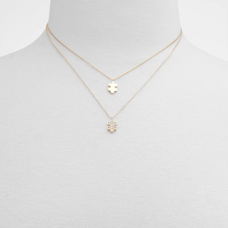 الدو BESTIES 2-Pack Gold-Tone Necklaces